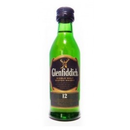 Whisky Glenfiddich 12 Años 50 Ml Whisky Glenfiddich 12 Años 50 Ml